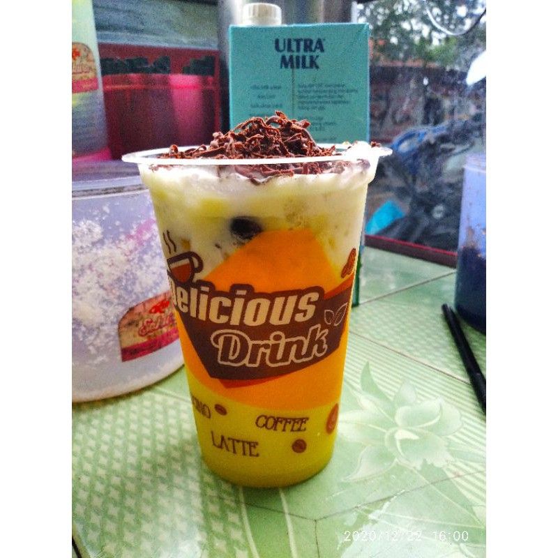 

GELAS PLASTIK SABLON DELICIOUS DRINK STARINDO 14 OZ & 16 OZ (20 PACK / 1 DUS)