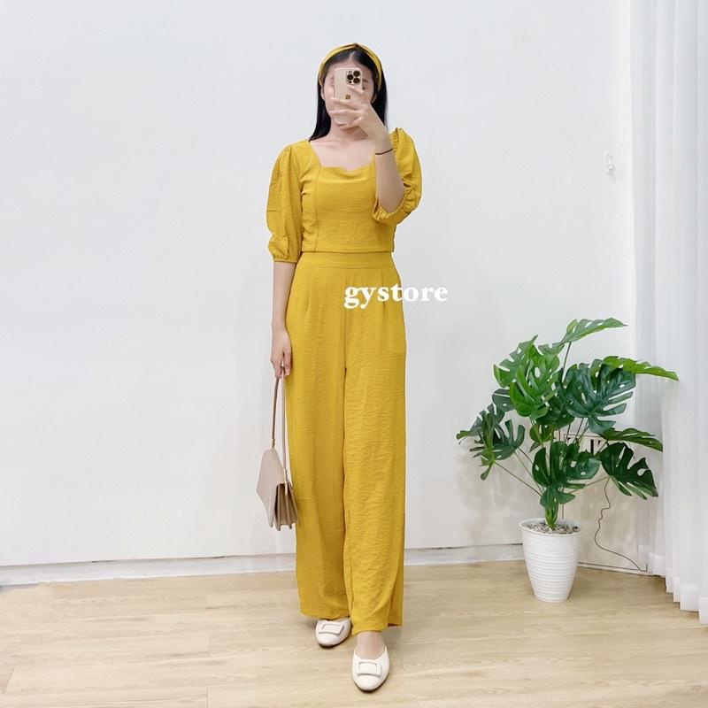 Tq88indonesia Baju Stelan Wanita Terbaru / VERONICA SET / SETELAN CROP TOP / Baju Set Cewek Kekinian