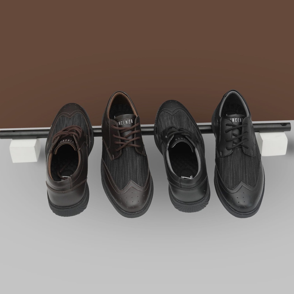 Sepatu Pantofel Pria Tali Sepatu Fantofel VINCENZ8 Sepatu Formal Sepatu Kantor Sepatu Kerja Sepatu Pantofel Murah