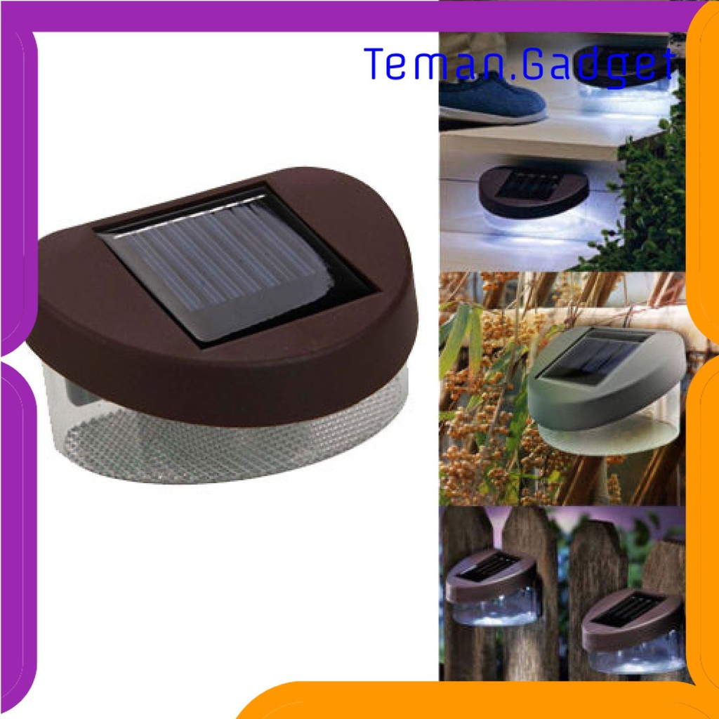 TG-LMP Lampu Taman Hias Pagar Tangga Solar Power Waterproof Cool White - HBT-1501