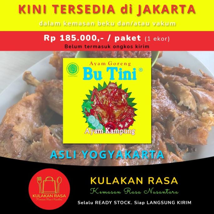 

Ayam Goreng Bu Tini ayam kampung asli Jogja TERLARIS