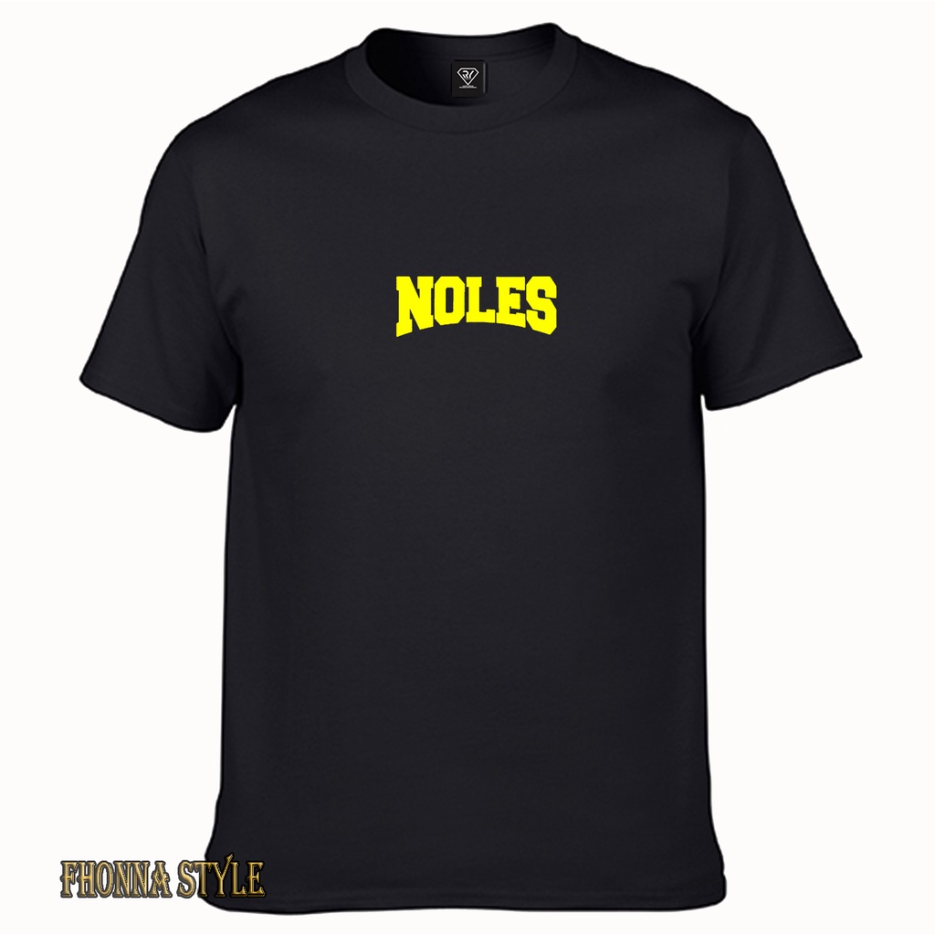 Fonna Rizki - Kaos Pria - Lengan Pendek Noles Yellow  - Tshirt Distro premiun