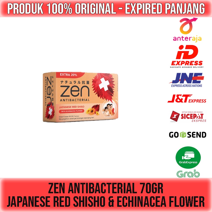 ZEN ANTIBACTERIAL BODY SOAP SABUN MANDI BATANG ANTI BAKTERI 70gr