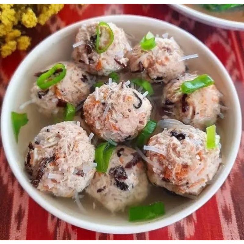 

Frozen Food Bakso Rambutan 10 Pcs/Frozen McBalls Bakso Rambutan/Bakso Rambutan/Bento Bakso Rambutan/Dimsum Bakso Rambutan