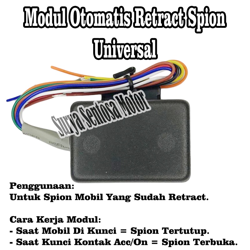 New Modul Retract Spion Mobil Universal Atau Modul Otomatis Spion Mobil Universal  Auto folding
