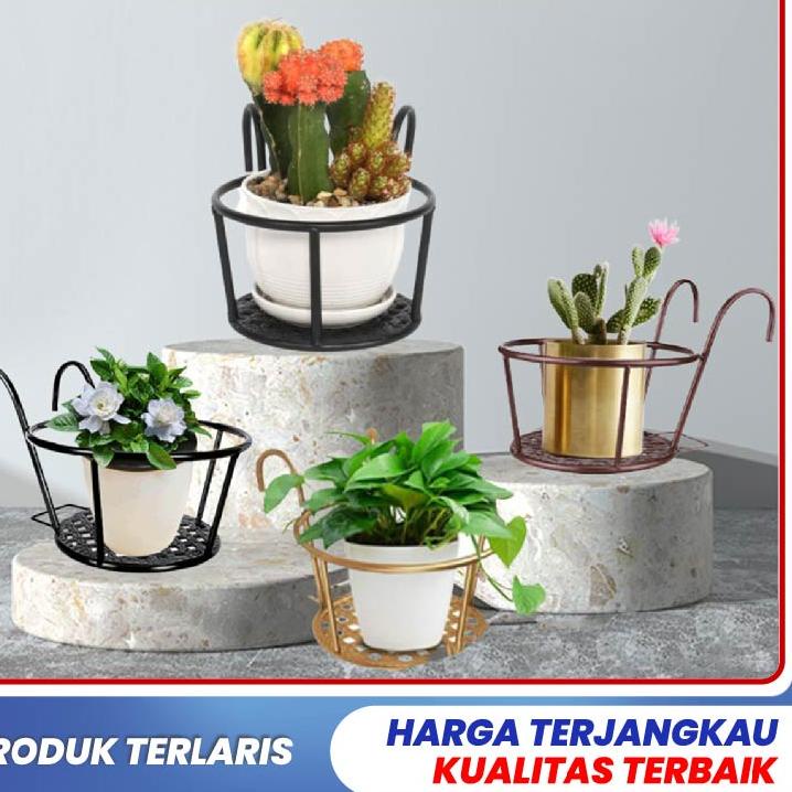 ✥ Goland Rak Bunga Balkon Rak Pot Tanaman Pot Gantung Rak Pot Balkon ✤