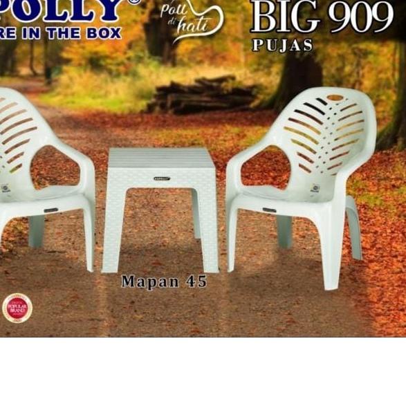 ➺ napolly kursi plastik santai napolly big 909 bangku  napolly 909 ♠