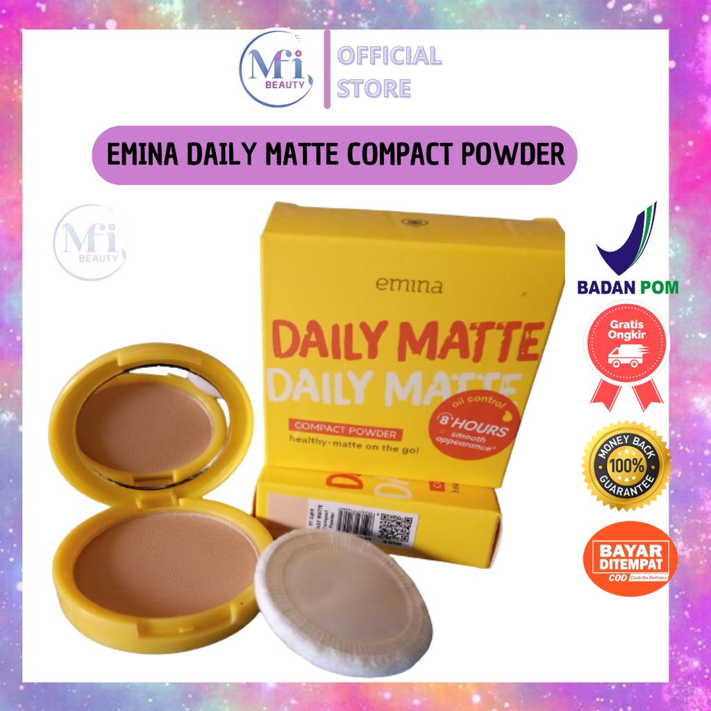 MFI - EMINA DAILY MATTE COMPACT POWDER 11 GR/02 NATURAL