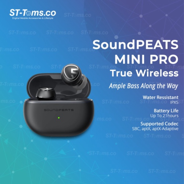 Unik SoundPEATS Mini Pro Hybrid Active Noise Cancelling Wireless TWS Limited