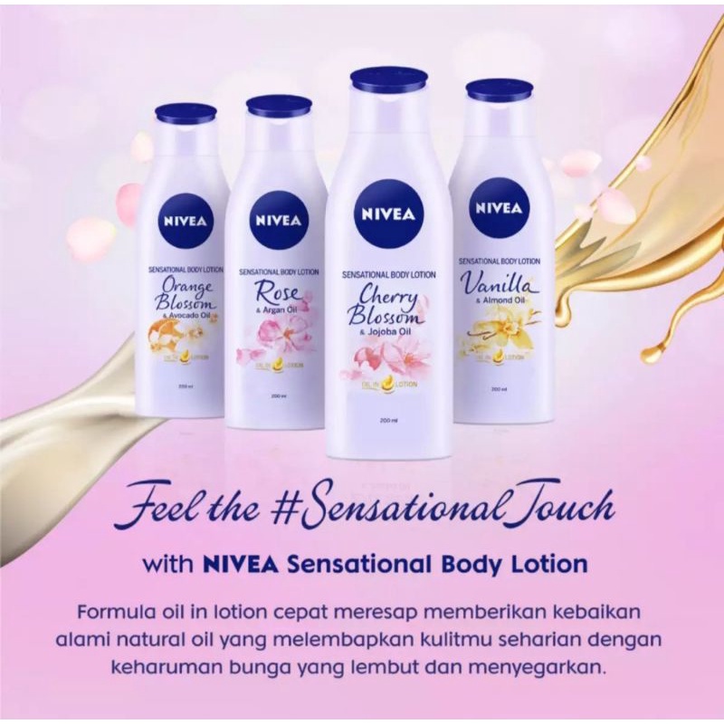 ❤ RATU ❤ Nivea Body Lotion Extra White 100ml - 200ml | Body Serum 70ml - 180ml | Hijab Cooling Fresh | 10 Super Vitamin &amp; Skin Food + Niacinamide SPF15s | Sensational Bright | Intensive Moisture 48 Jam | Daily Protection Sun Lotion SPF 33 Pa+++