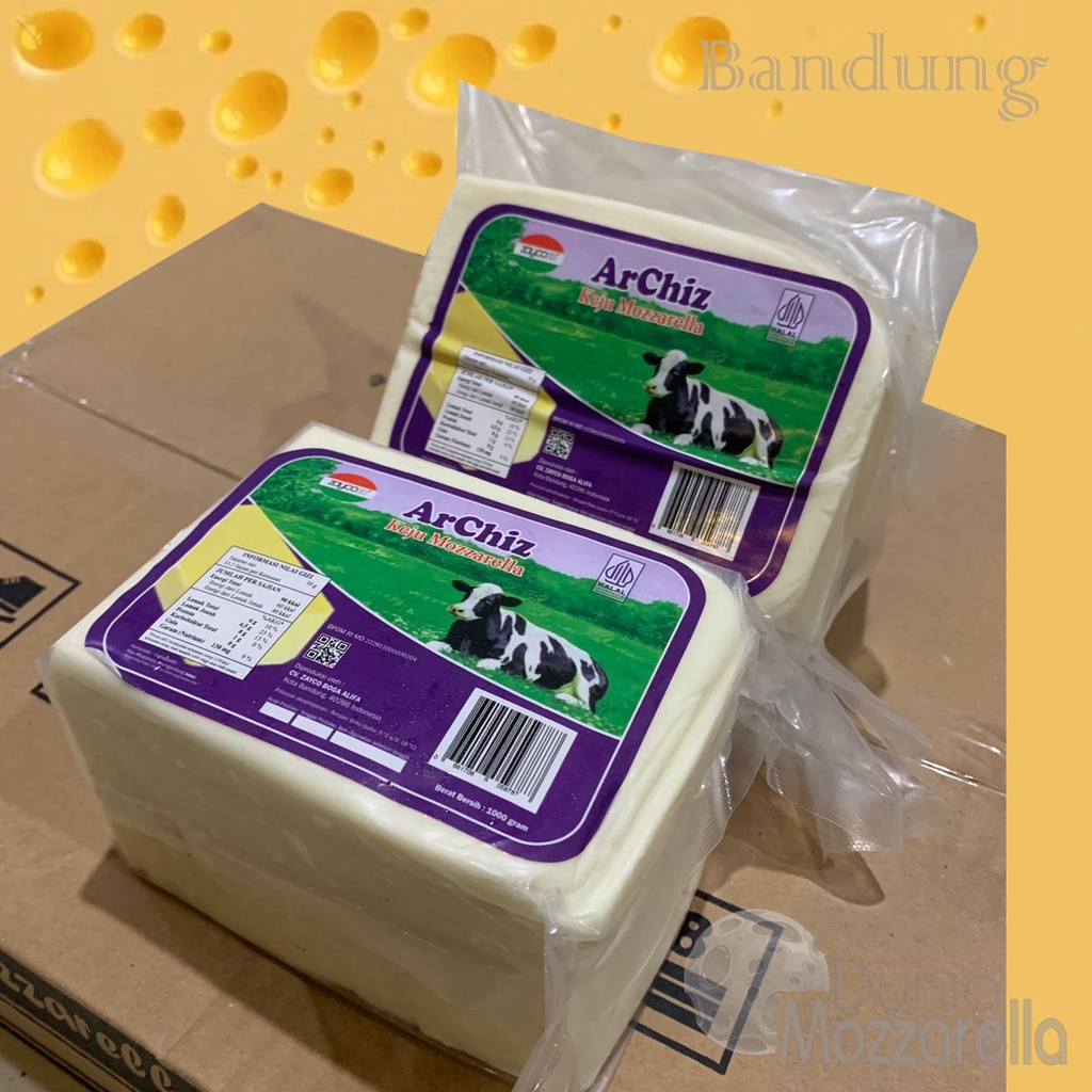 

Archiz Arla Mozzarella Cheese Pizza Topping 1 Kg x 20