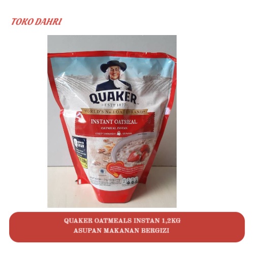 

✨NEW✨ -Quaker Oat Oatmeal Instan Refill Merah 1200 gr- 1.1.23