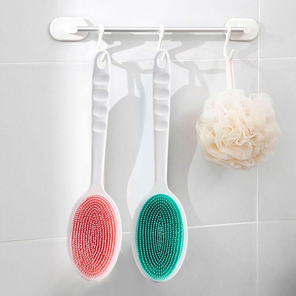 Chookyy Sikat Mandi Scrubber Silikon Cuci Rambut Sikat Sampo Grooming Sisir Perawatan Kulit Kepala Kepala Tubuh Pijat Shower Body Brushes Melancarkan Pertumbuhan Rambut Cleaning Pad