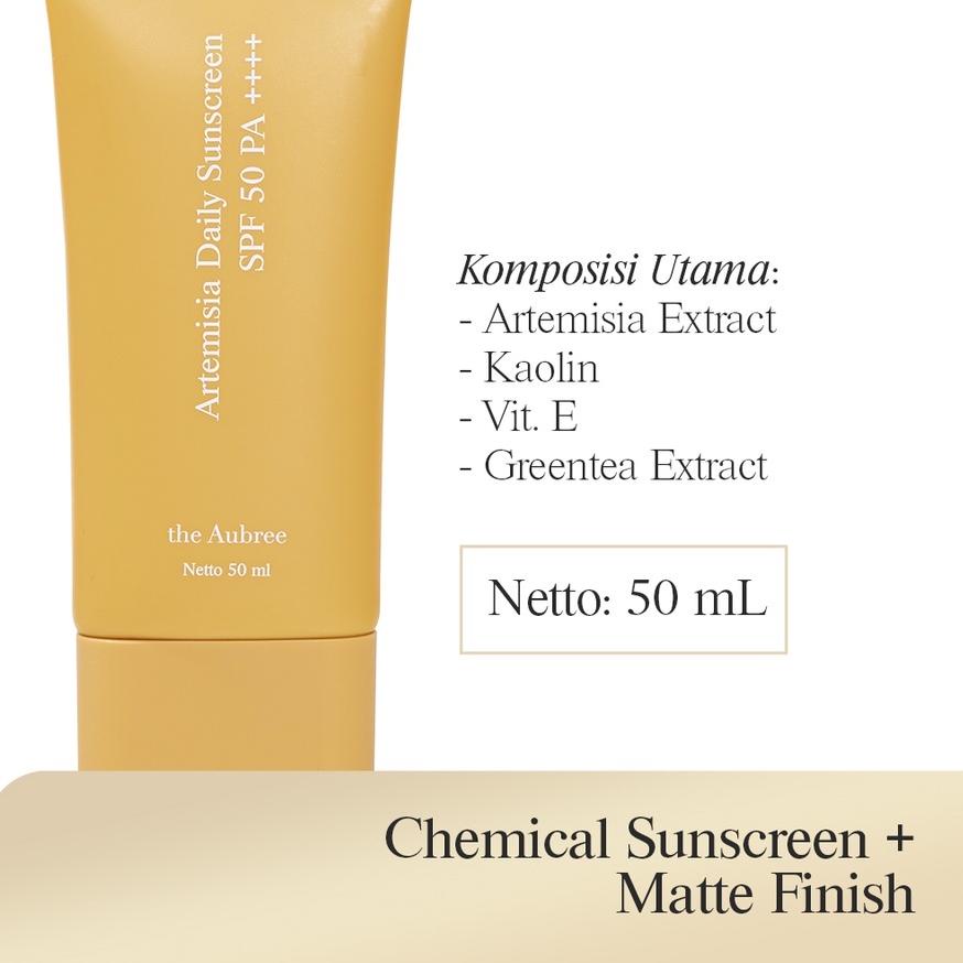 ✭ The Aubree Artemisia Daily Sunscreen SPF 50 PA ++++ ➴