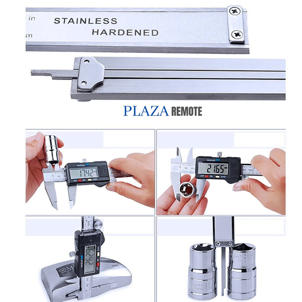 SIGMAT DIGITAL 150 MM LCD BOX STAINLESS HARDENED FREE BATERAI 2 PC