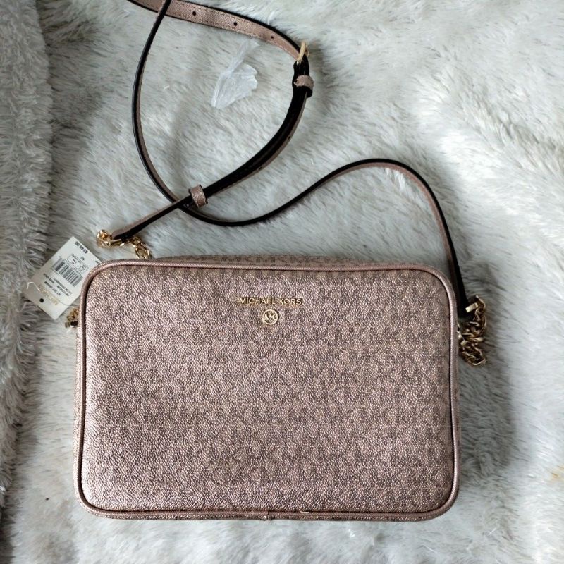 TAS WANITA MK KORS JET SET CHARM LARGE CROSSBODY