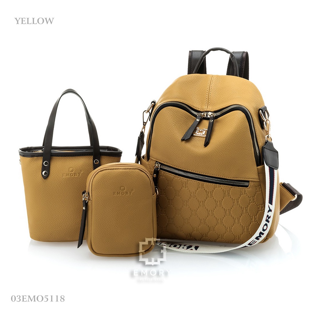 TAS RANSEL WANITA EMORYSTYLE   Marvinne      03EMO 5118 3in1 MB