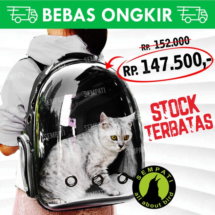 Terlaris Tas Kucing Astronot Import Tas Gendong Kucing Pet Cargo Box Gendongan