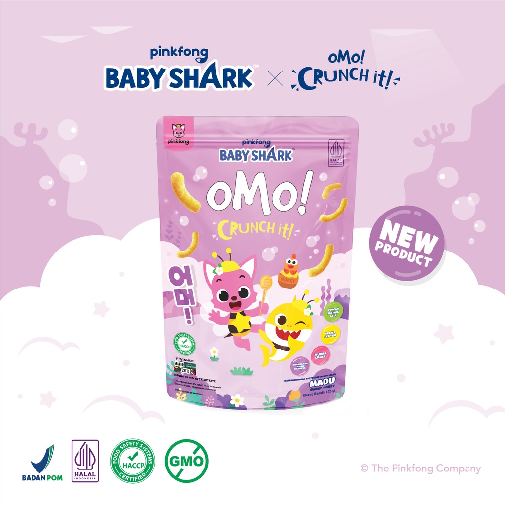 (NEW) OMO! CRUNCH X BABY SHARK SERIES