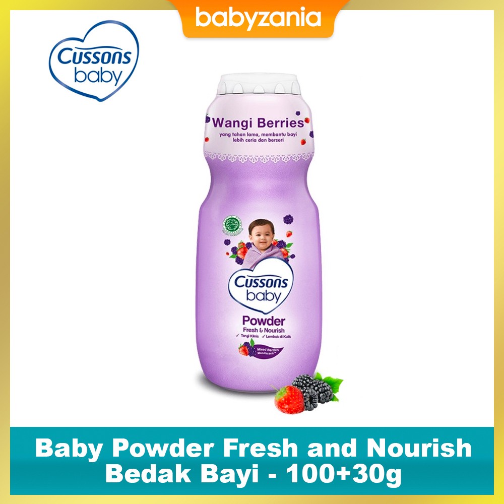 Cussons Baby Powder Fresh and Nourish Bedak Bayi - 100+30gr
