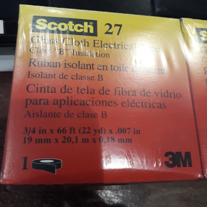 

Terlaris 3M Scotch 27,Size:3/4=19Mm X 20,1M X 0,18Mm