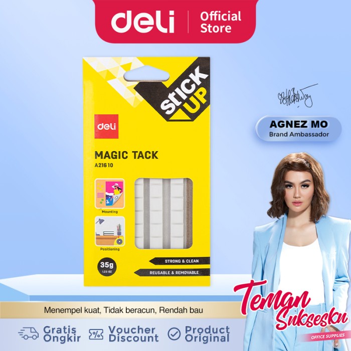 

Tape Deli Ea21610 Magic Tack/Magic Tack - Reusable Magic Tack 35G