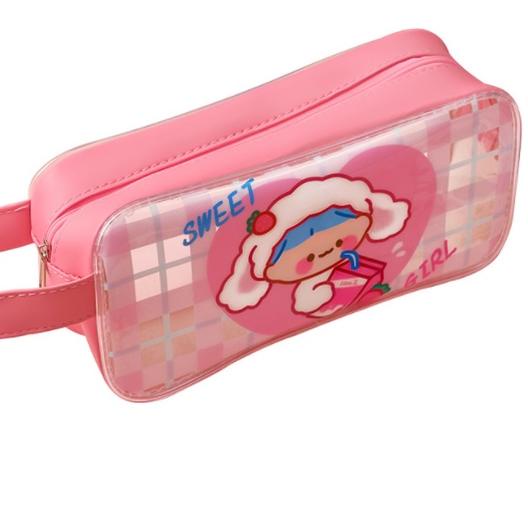 

Serbuuu J2 - Dompet pensil sweetheart girl Pencil bag large capacity T5D^