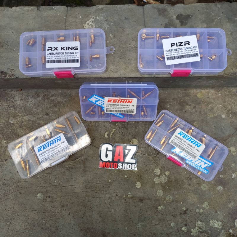 Spuyer Karburator PE PWK PJ MJ FizR Rx King Tunning KIT 20pcs Repair Kit Karbu Pilot Jet Main Jet Karbu PE PWK FIZ R F1zR