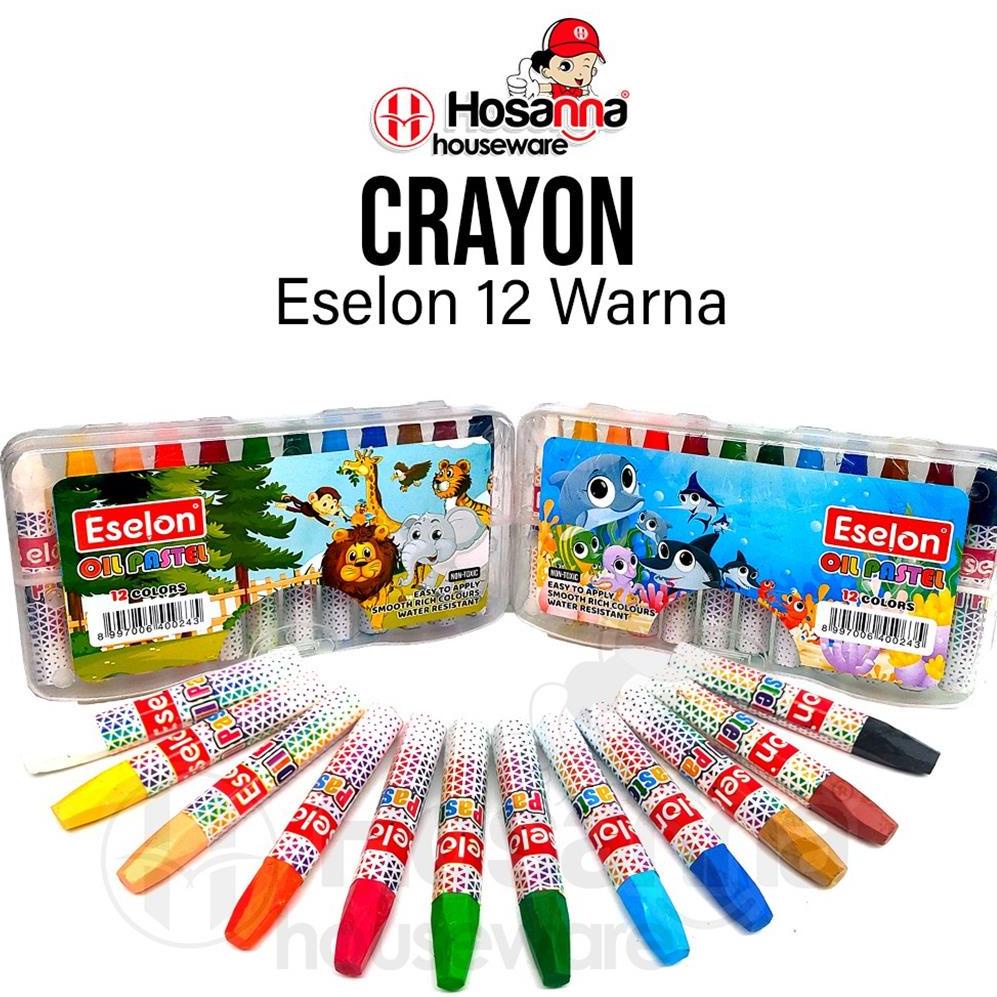 

S86 Crayon / Oil Pastel / Crayon Eselon 12 Warna BEST RATING ゥ