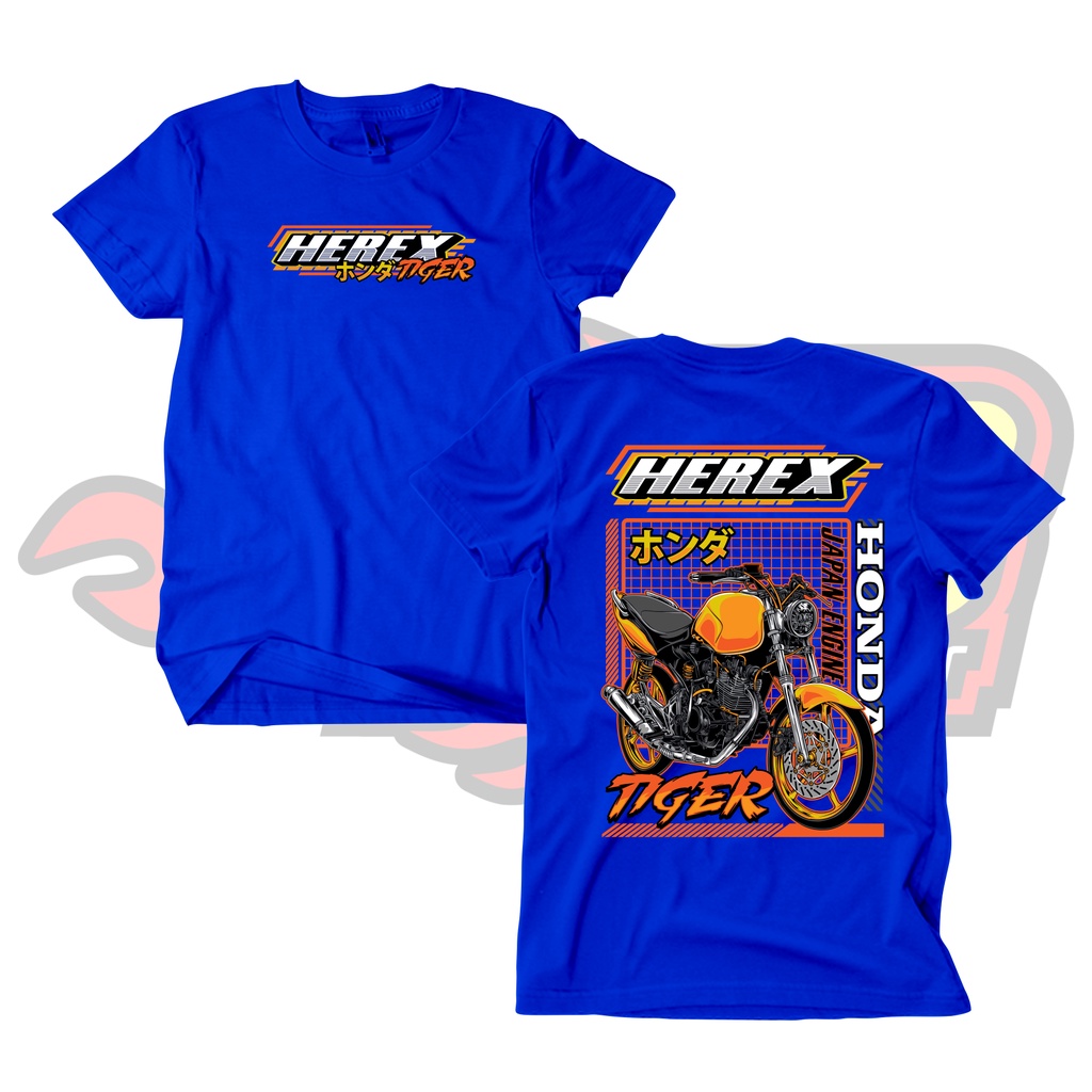 Kaos Racing Distro Tiger Herex Oren Katun Combed