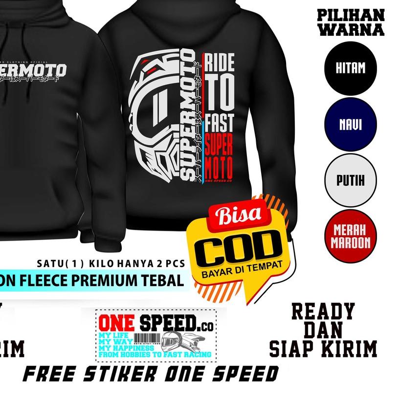 ◄ PROMO Sweater Hoodie Supermoto Trail KTM KLX CRF WR  Switer cowok Hudie  pria Swetshirt Distro Pre