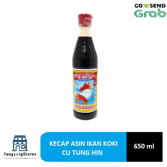 Kecap Asin Cap Ikan Mas Koki Cu Tung Hin 650 Ml