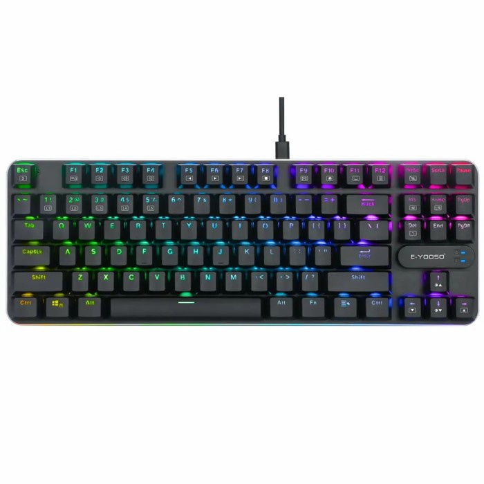 EYOOSO Z66 RGB Mechanical Gaming Keyboard E-Yooso Z-66 Keys Hotswap 87%