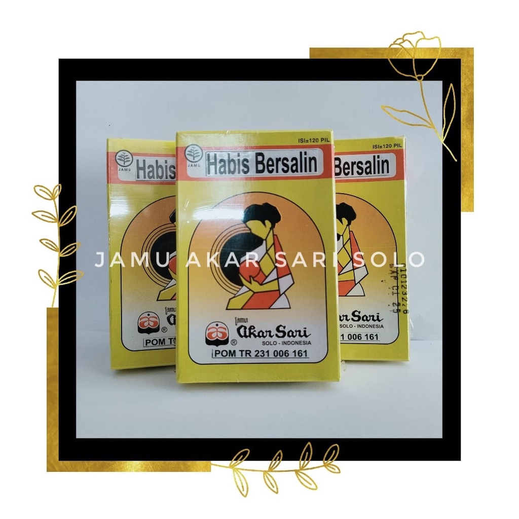 

Jamu Akar Sari - Habis Bersalin Pil - Untuk Melancarkan ASI