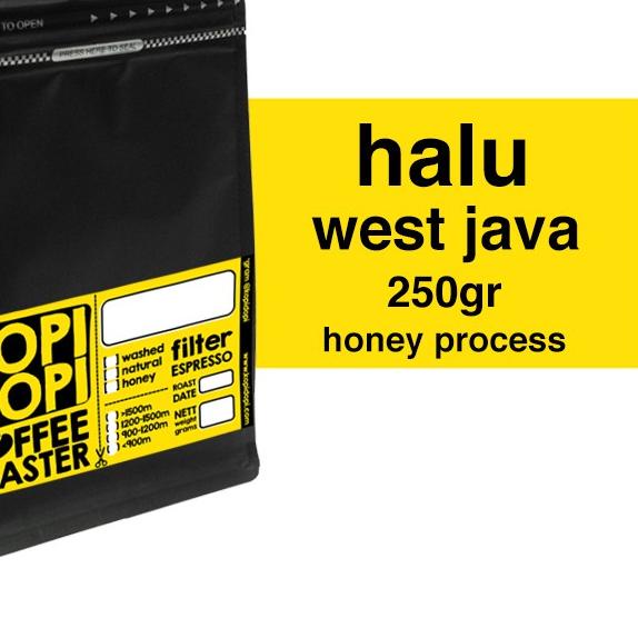 

❆ Kopi Arabika Halu Banana Honey 250 gram 250gr 250g ➱