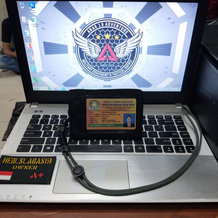 

Terlaris Tactical Id Card Lanyard Paracord Free Patch