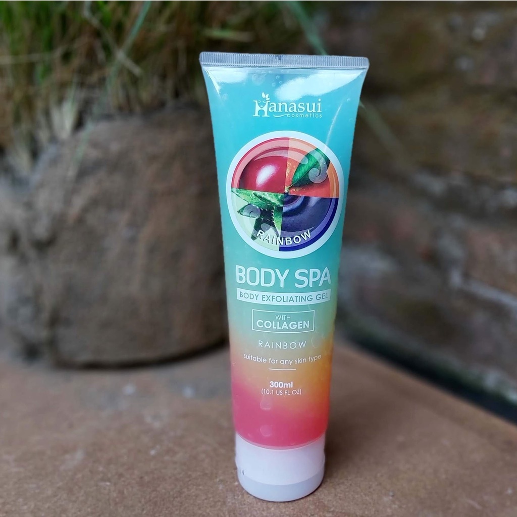 HANASUI BODY SPA EXFOLIATING GEL RAINBOW 300