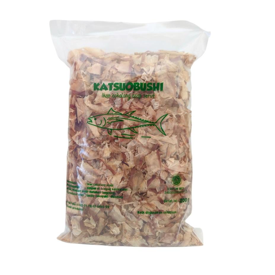 

✼ KATSUOBUSHI HALUS 200 GRAM IKAN CAKALANG ASAP SERUT HALAL ♛
