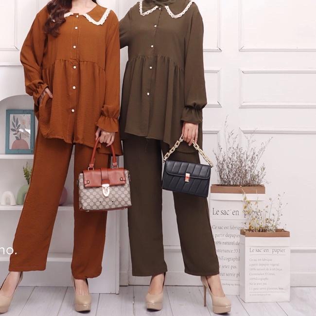 ➥ SETCEL CRINKLE PUTTY JUMBO XXL KANCING BUSUI BUMIL MUSLIM POLOS MURAH PGMTA ✤