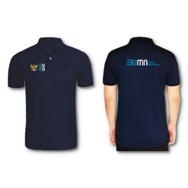 KAOS BUMN/KAOS BUMN BORDIR/KAOS PRIA/KAOS KERAH BUMN