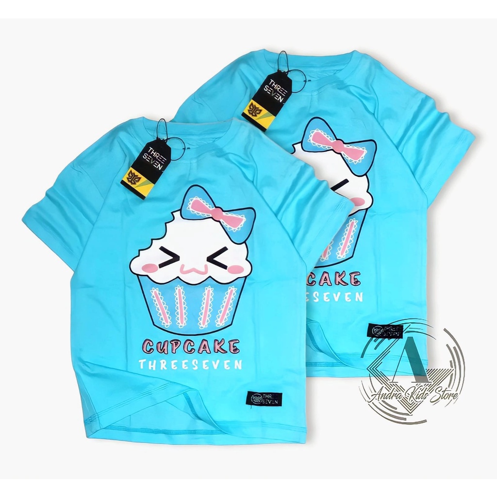 Baju anak perempuan Kaos distro anak cewek cupcake