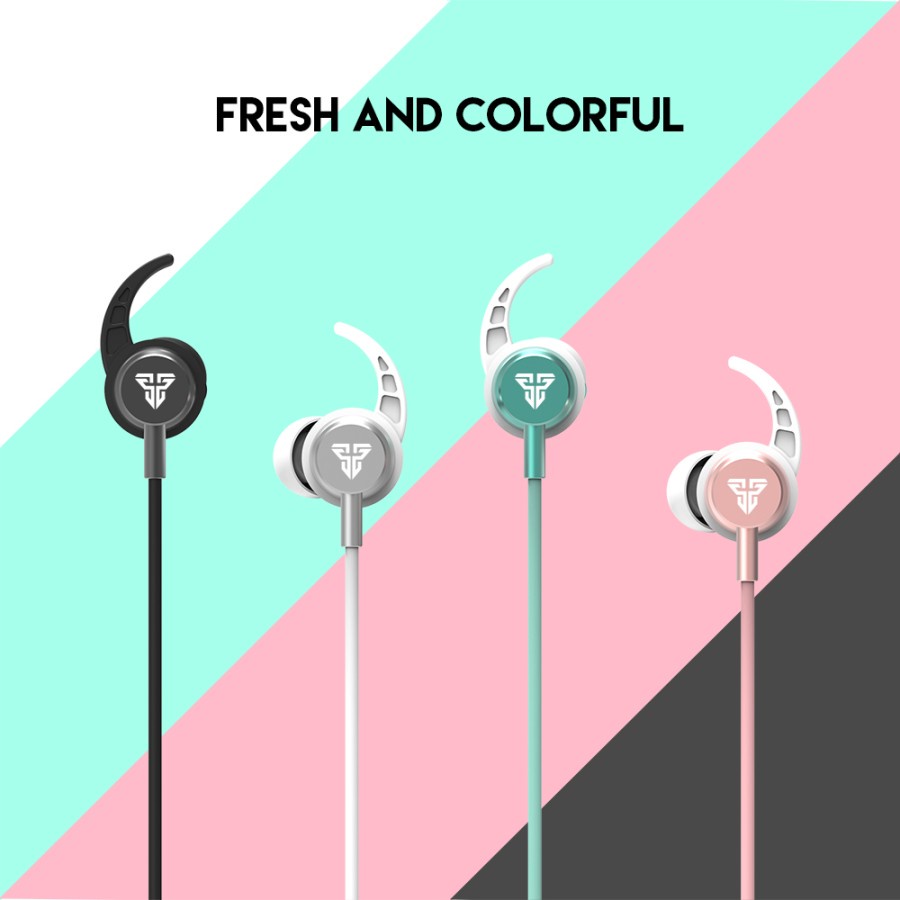 Earphone Fantech EG3 EG-3 Earbuds Premium Alloy Magnetic - White