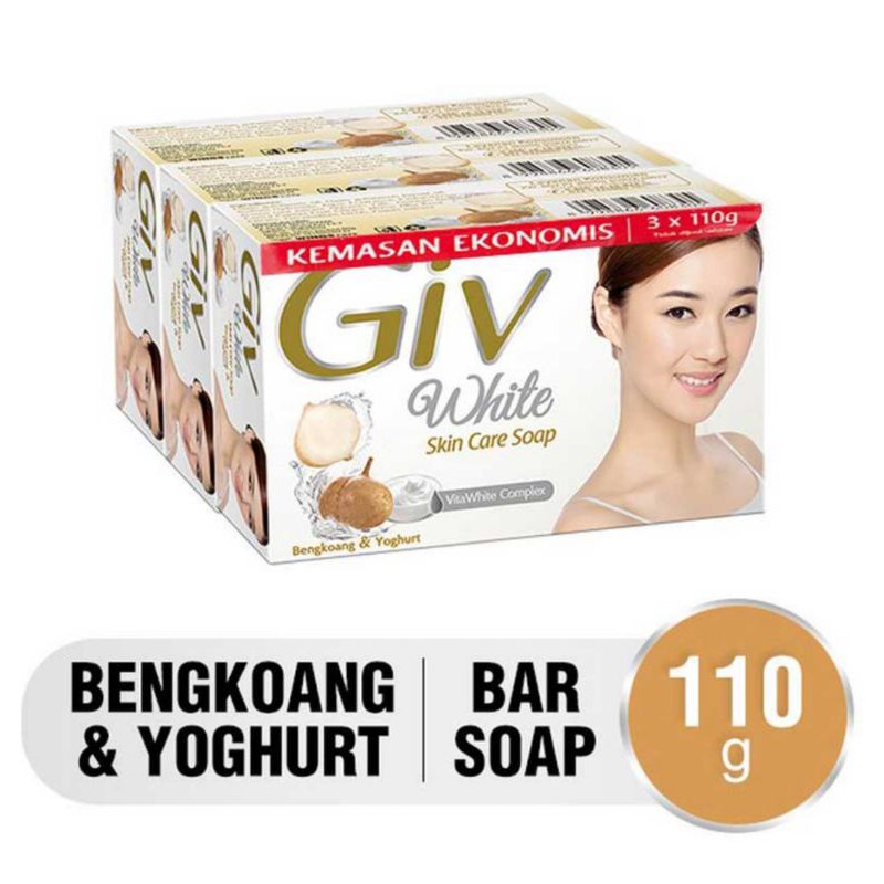 GIV SOAP WHITE BENGKOANG 3X110GR