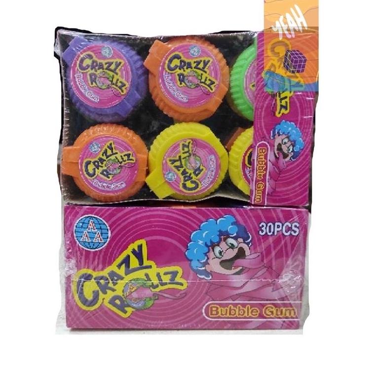 

F23 Permen crazy rollz isi 30 pcs READY STOCK ㅁ