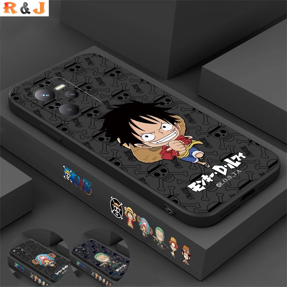 Case Motif Kartun Realme 10 C35 C33 C21Y C25Y C30 RealmeC11 2021 C25 C20 C17 C15 C12 C3 C2 Realme 8i 7i 5 5i 6i 6 Pro 7 Pro King of Navigation Black Silikon Phone Cover