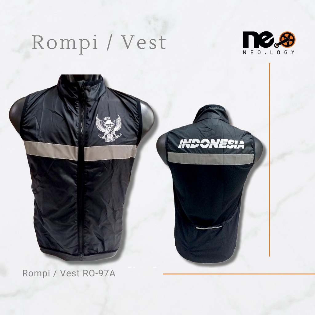 Rompi Vest Bersepeda Jaket Olahraga Sepeda Lipat MTB Roadbike Neology