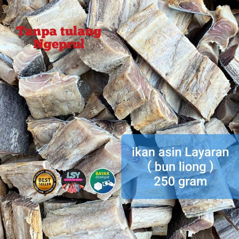 

ikan asin layaran tanpa tulang ( bun liong eksport ) 250gram