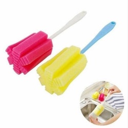 pembersih botol susu/ dot / ikat Spons Pembersih Botol Susu / Dot Bayi / Sikat Botol
