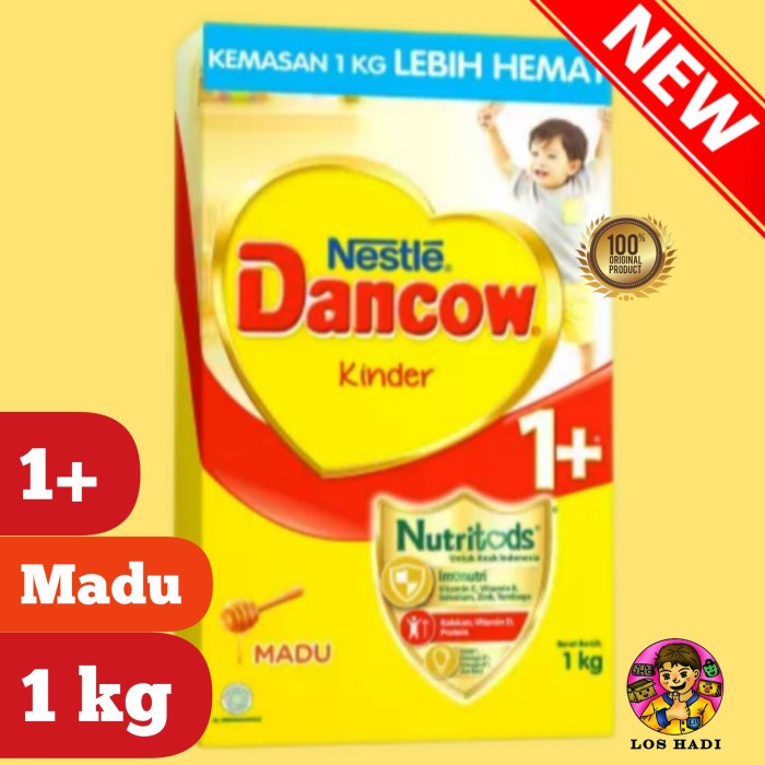 

[ COD ] Susu Dancow 1+ plus madu 1 kg 1000 gram advanced exelnutri