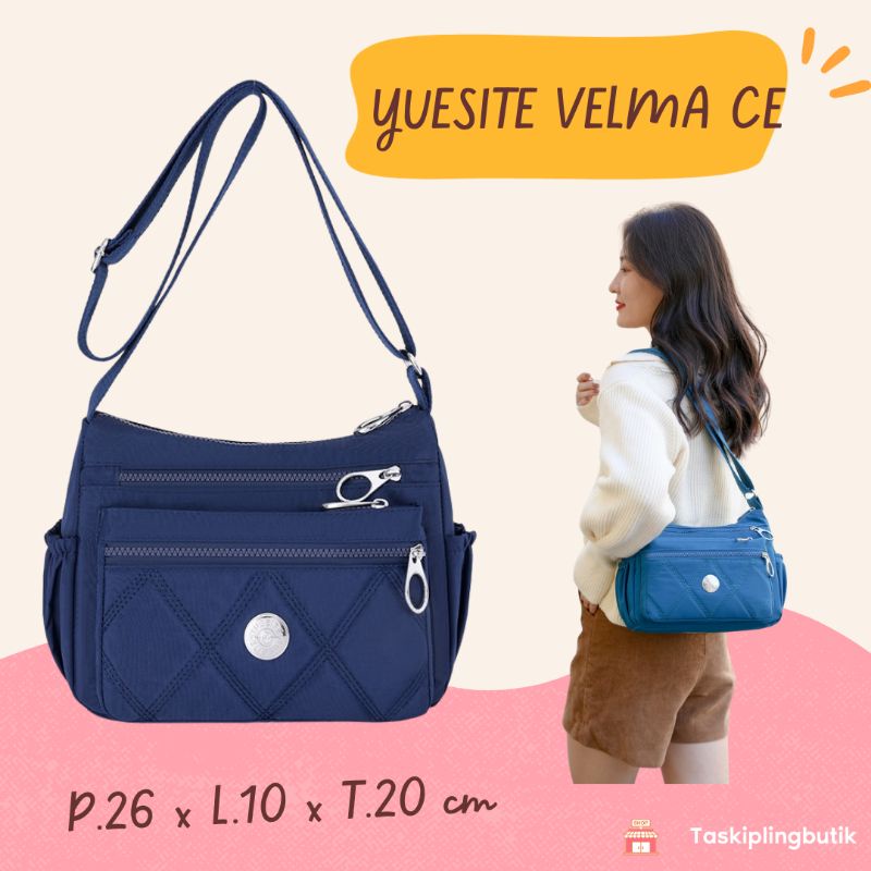 TAS SELEMPANG WANITA SLEMPANG CEWEK YUESITE VELMA CE MEDIUM CROSSBODY